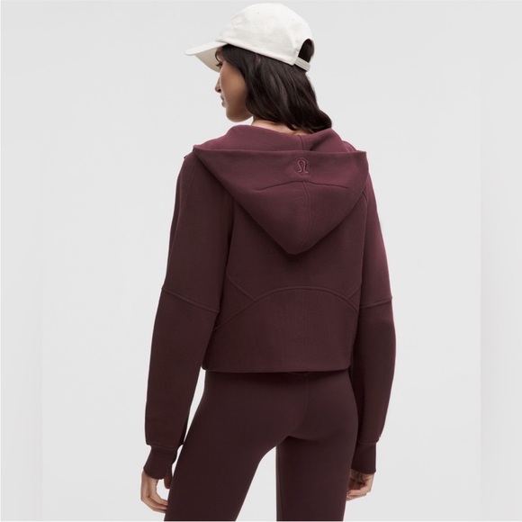 lululemon scuba goodnight plum oversized half zip hoodie - Picture 2 of 5